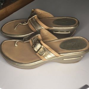 Cole Haan Nike Air sandals used.